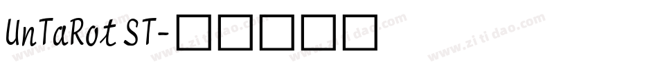 UnTaRot ST字体转换